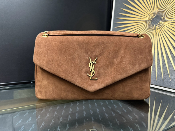 Calypso Large Suede Shoulder Bag – Luxury Inspired Elegant Design