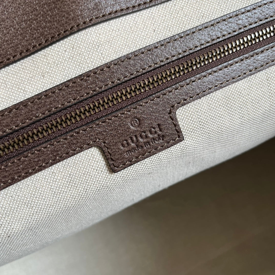 Classic Canvas Large Tote with Webbing Detail