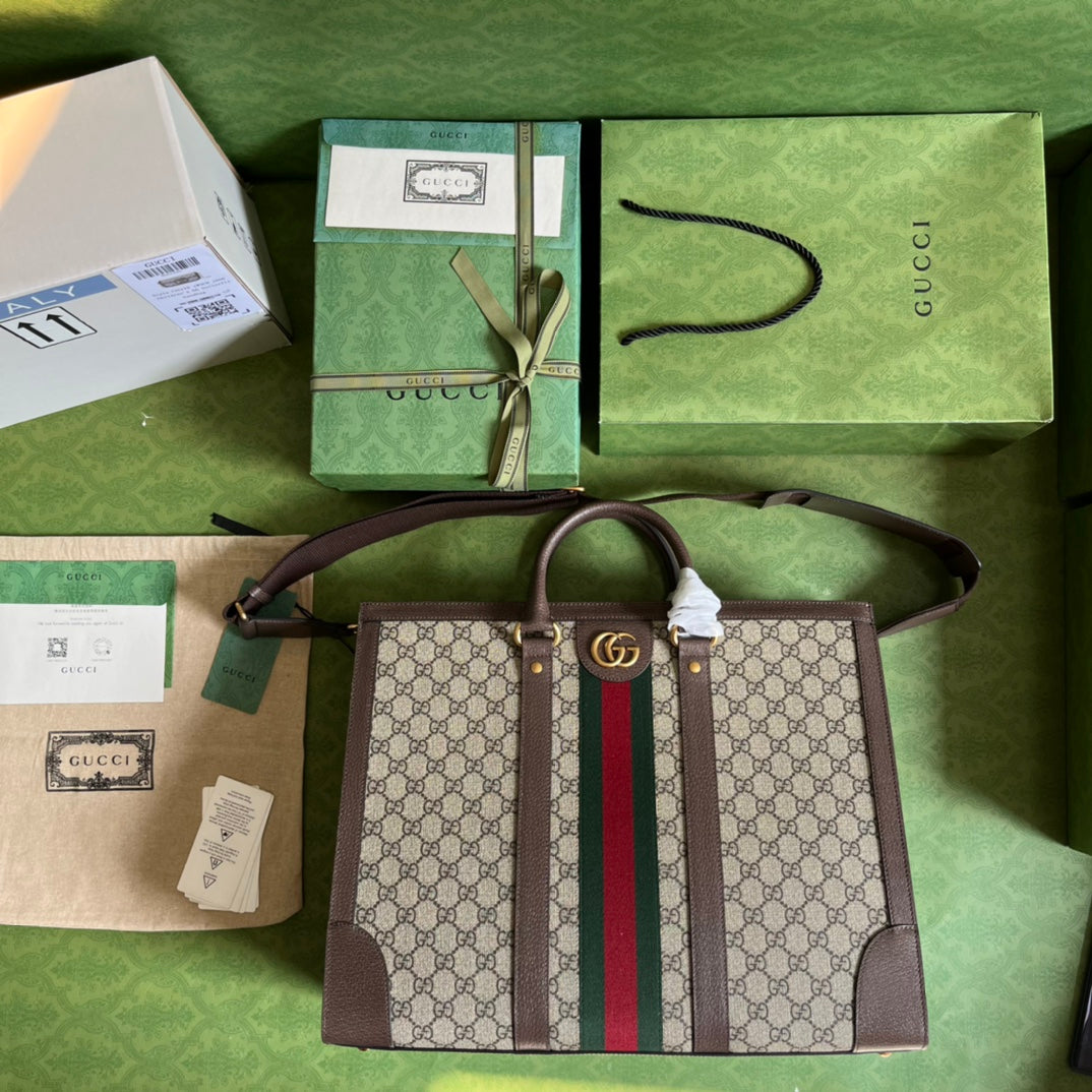 Classic Canvas Large Tote with Webbing Detail