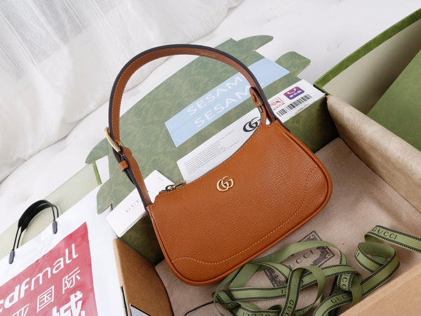 Aphrodite Shoulder Bag – Luxury Inspired Caramel Brown Design