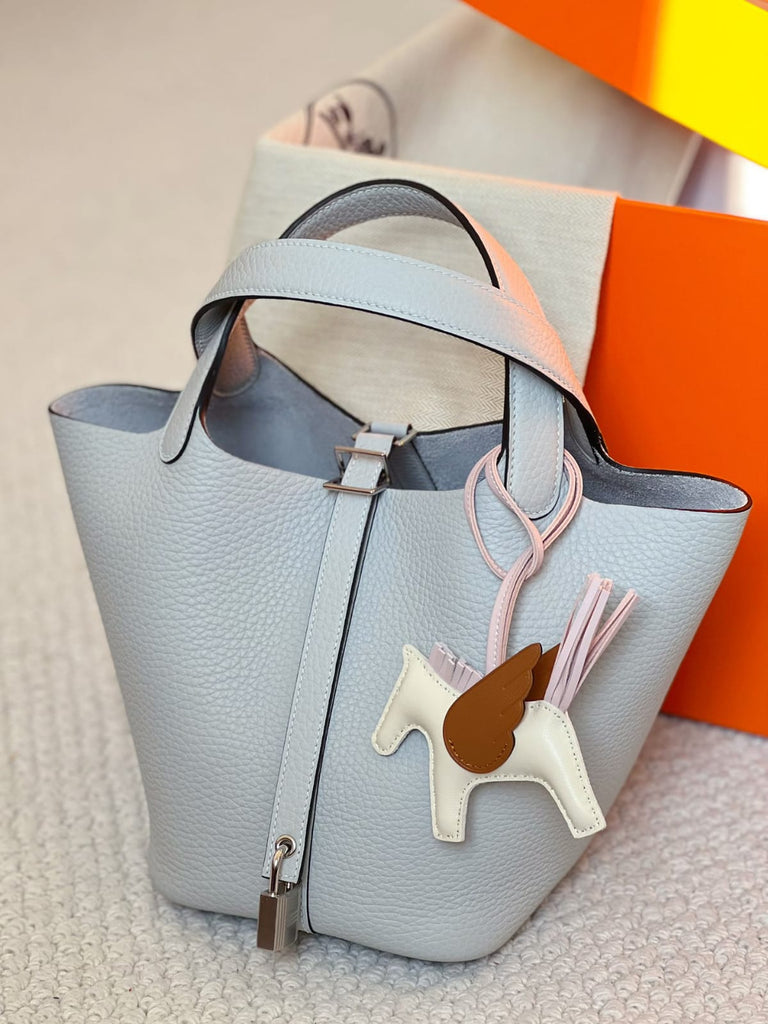 Classic Picotin Handbag with Silver Hardware