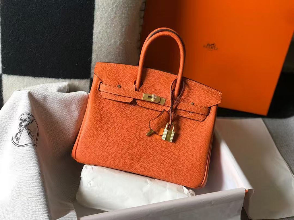 Classic Birkin Handbag with Gold Hardware