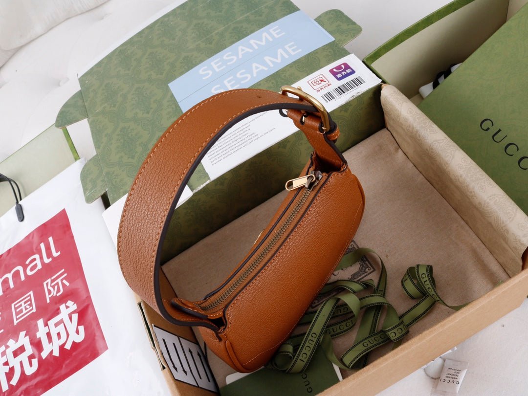 Aphrodite Shoulder Bag – Luxury Inspired Caramel Brown Design