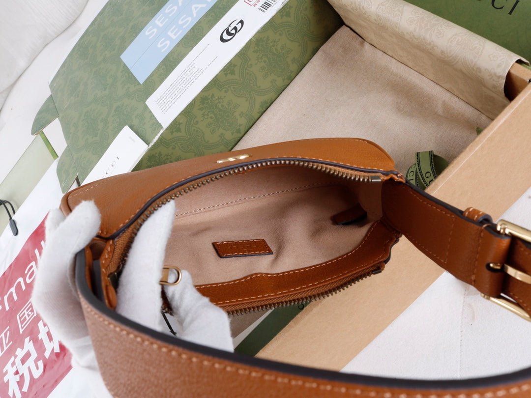 Aphrodite Shoulder Bag – Luxury Inspired Caramel Brown Design