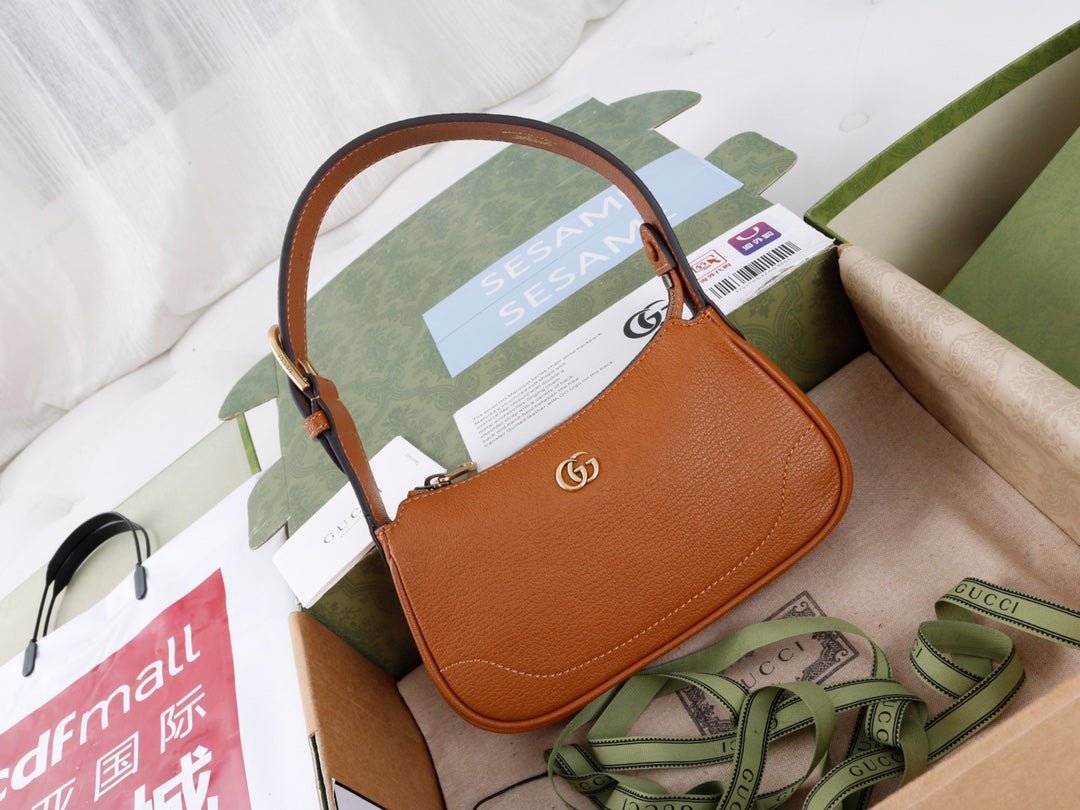 Aphrodite Shoulder Bag – Luxury Inspired Caramel Brown Design