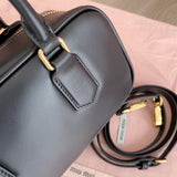 Arcadie Quilted Leather Bowling Bag 22 – Designer Inspired Handbag