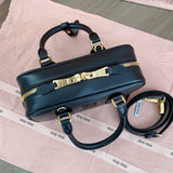 Arcadie Quilted Leather Bowling Bag 22 – Designer Inspired Handbag