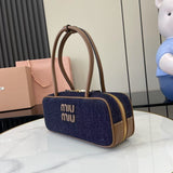 Beau Denim Top Handle Bag