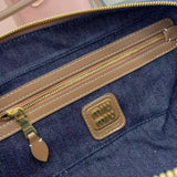 Beau Denim Top Handle Bag