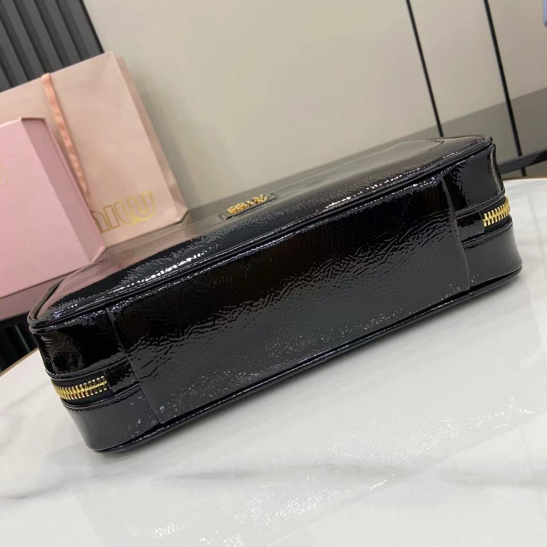 Beau Naplak Patent Leather Bag