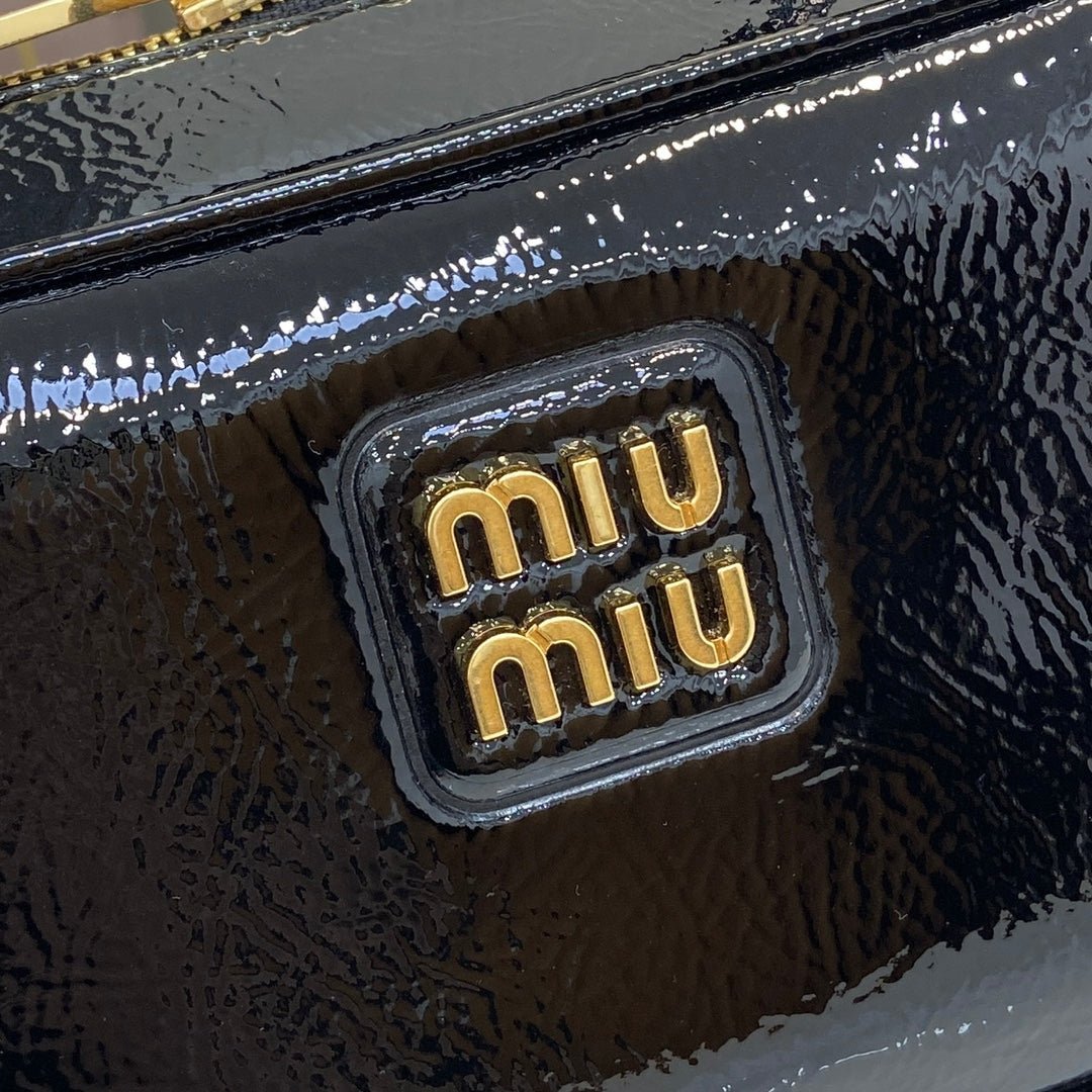 Beau Naplak Patent Leather Bag