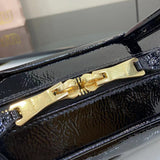 Beau Naplak Patent Leather Bag