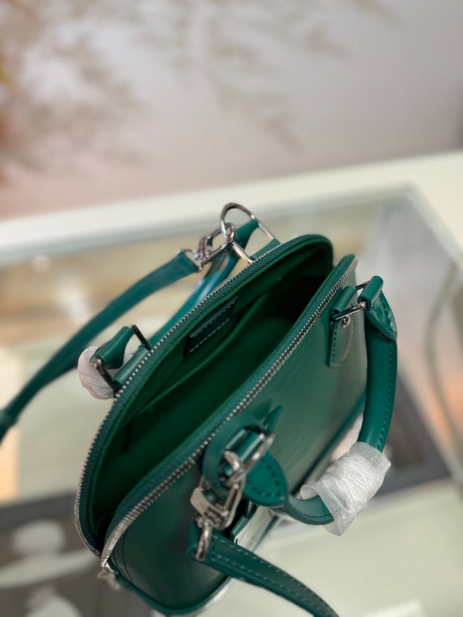 Borneo Green Structured Dome Bag – Designer Inspired Bags