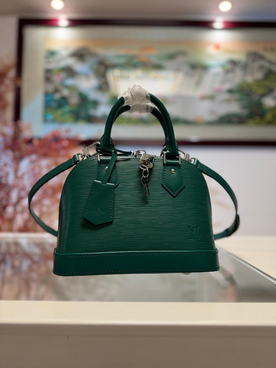 Borneo Green Structured Dome Bag – Designer Inspired Bags