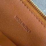 Braided Tote in Raffia and Calfskin