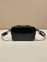 Brique Leather Crossbody Bag Black – Elegant 2024 Classic Design