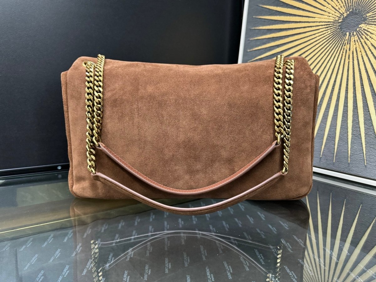 Calypso Large Suede Shoulder Bag – Luxury Inspired Elegant Design