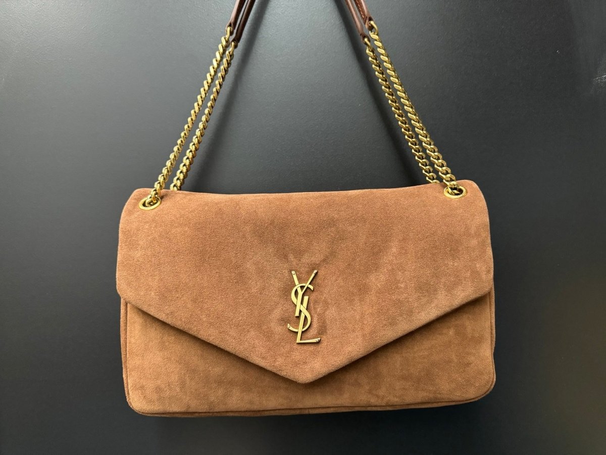 Calypso Large Suede Shoulder Bag – Luxury Inspired Elegant Design