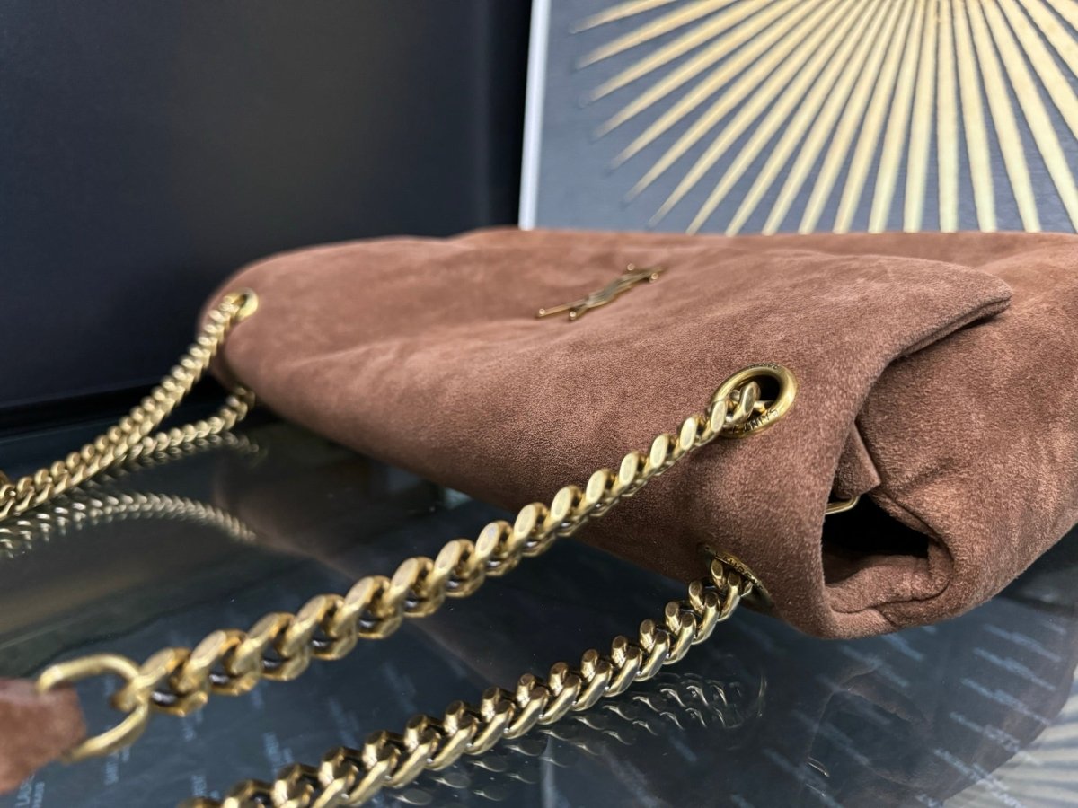 Calypso Large Suede Shoulder Bag – Luxury Inspired Elegant Design