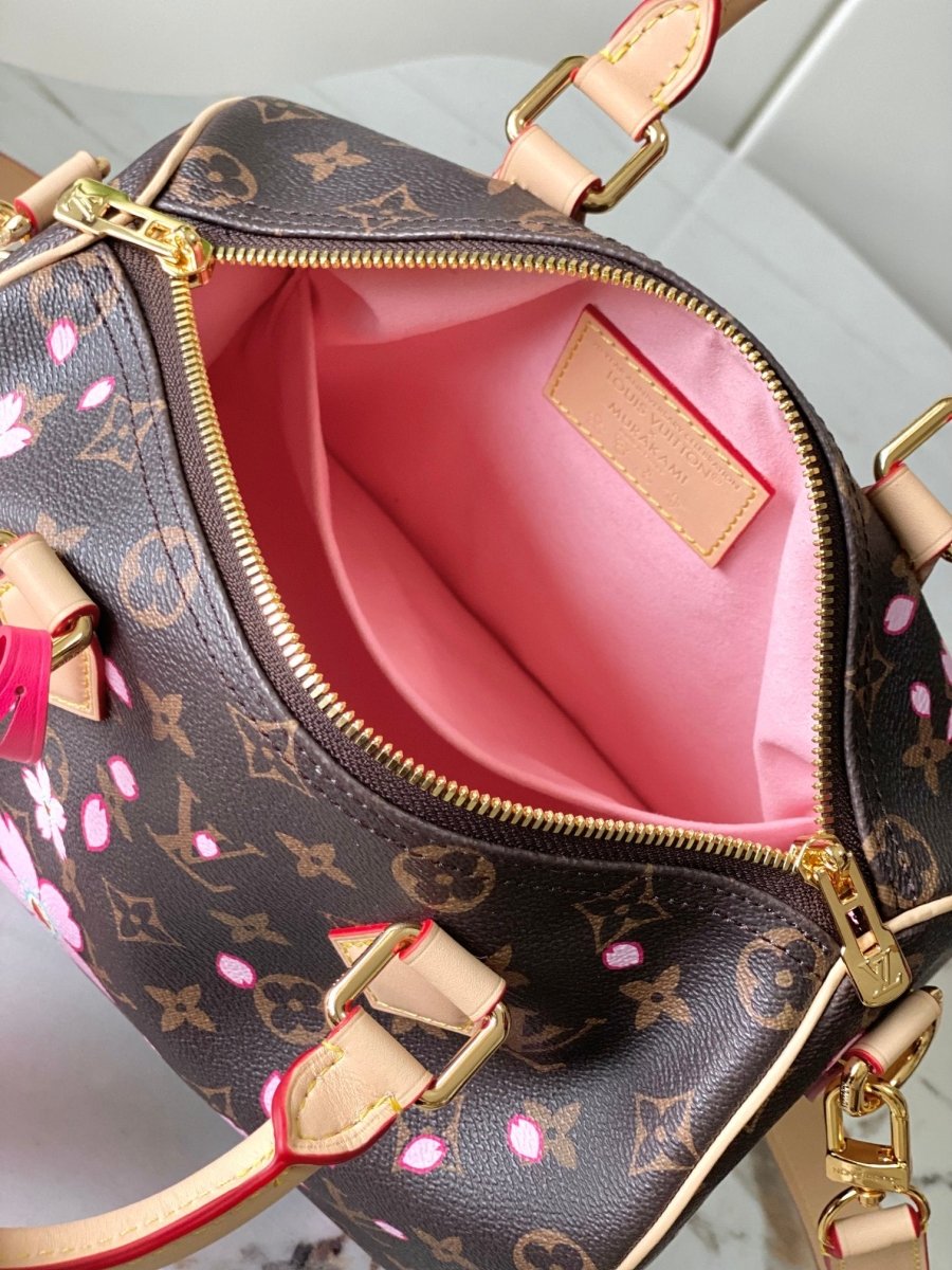 Cherry Blossom Speedy Bandoulière 25 Handbag – Designer Inspired Bags