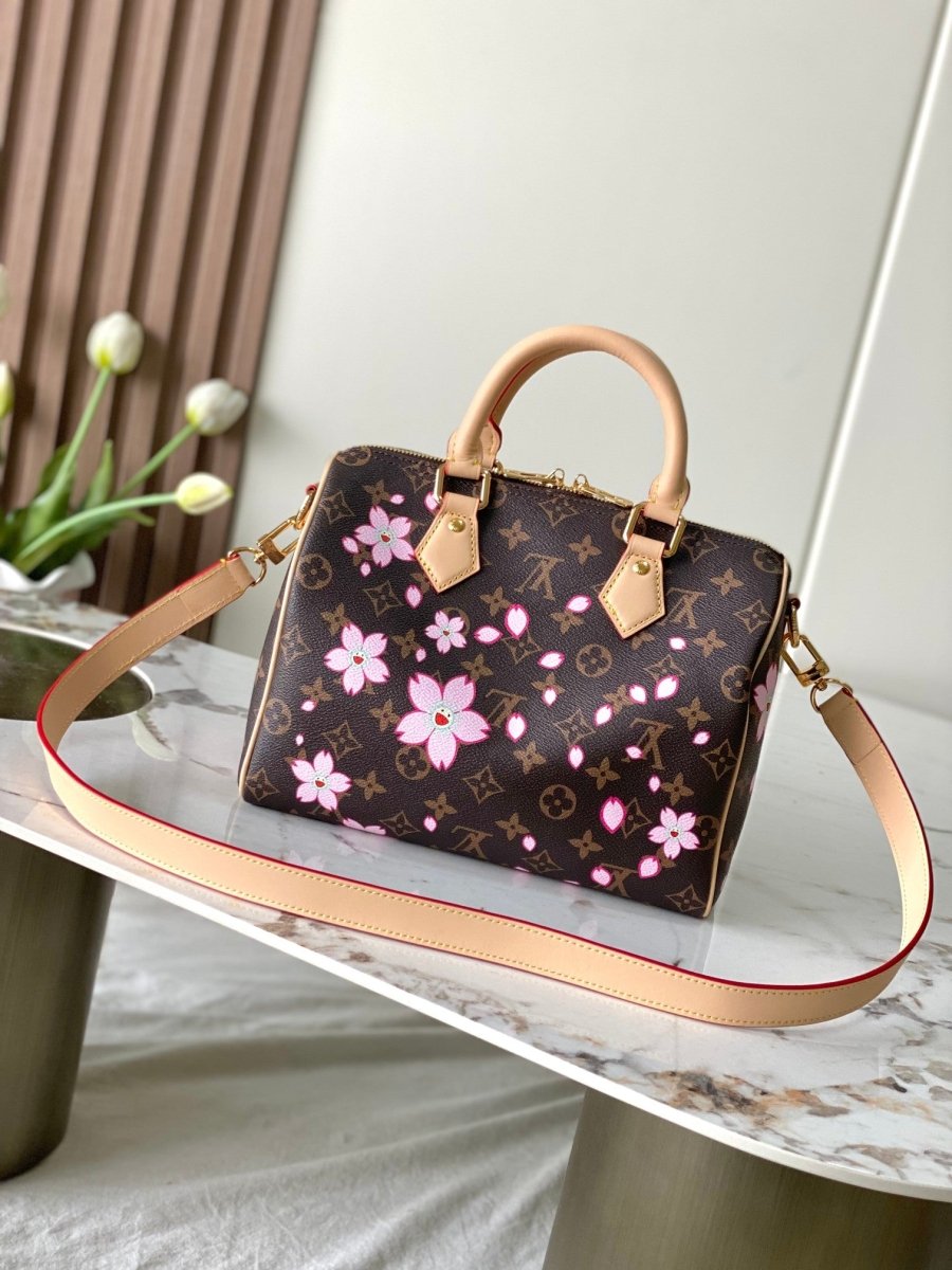 Cherry Blossom Speedy Bandoulière 25 Handbag – Designer Inspired Bags
