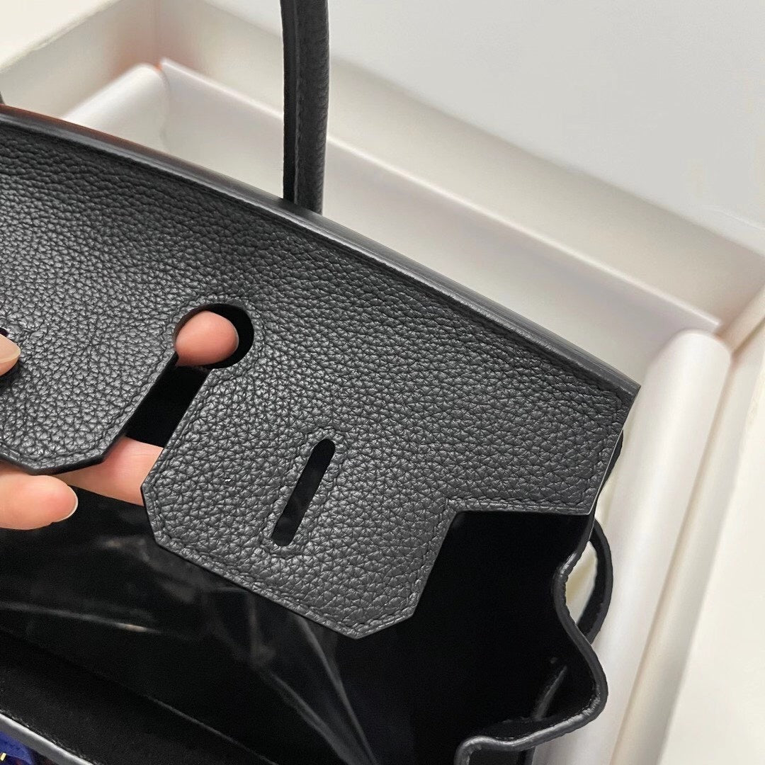 Classic Birkin Handbag with Gold Hardware