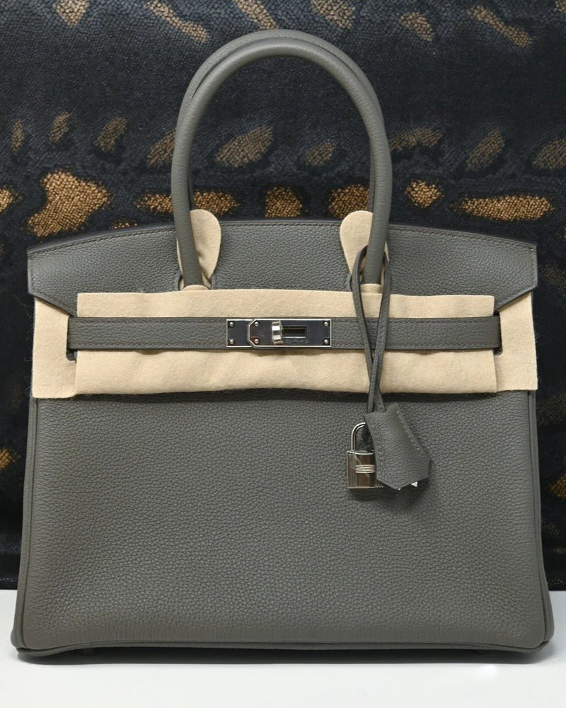 Classic Birkin Handbag with Gold Hardware
