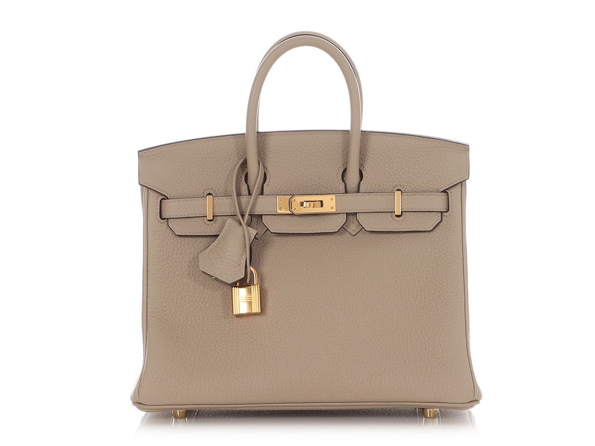 Classic Birkin Handbag with Gold Hardware