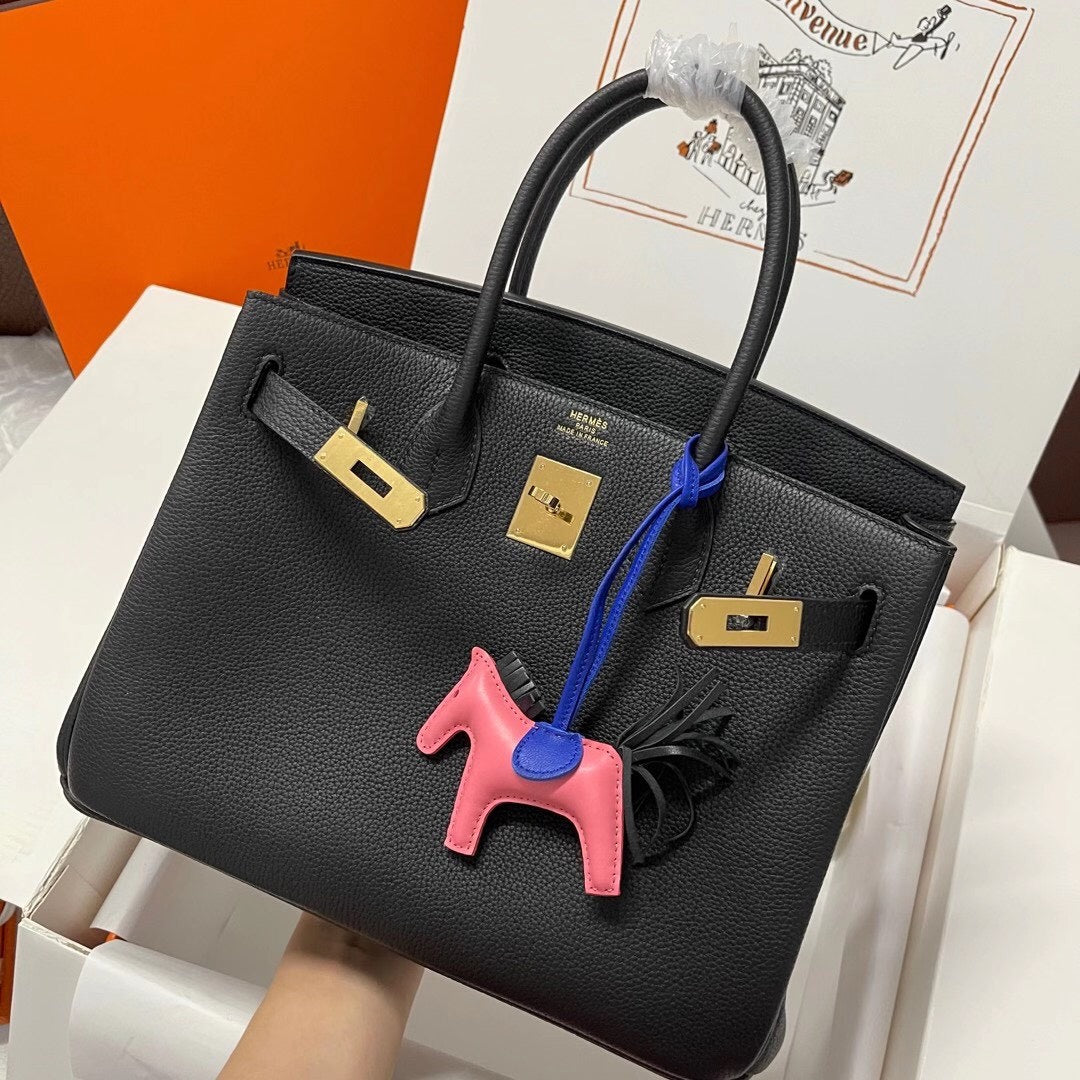 Classic Birkin Handbag with Gold Hardware