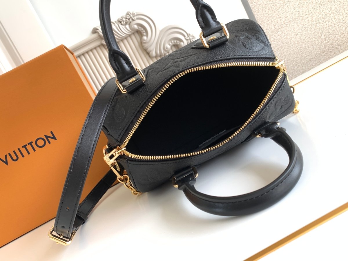 Classic Black Speedy Bandoulière Handbag – Designer Inspired Bags