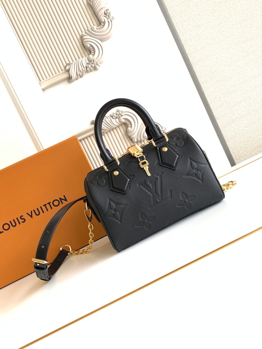 Classic Black Speedy Bandoulière Handbag – Designer Inspired Bags