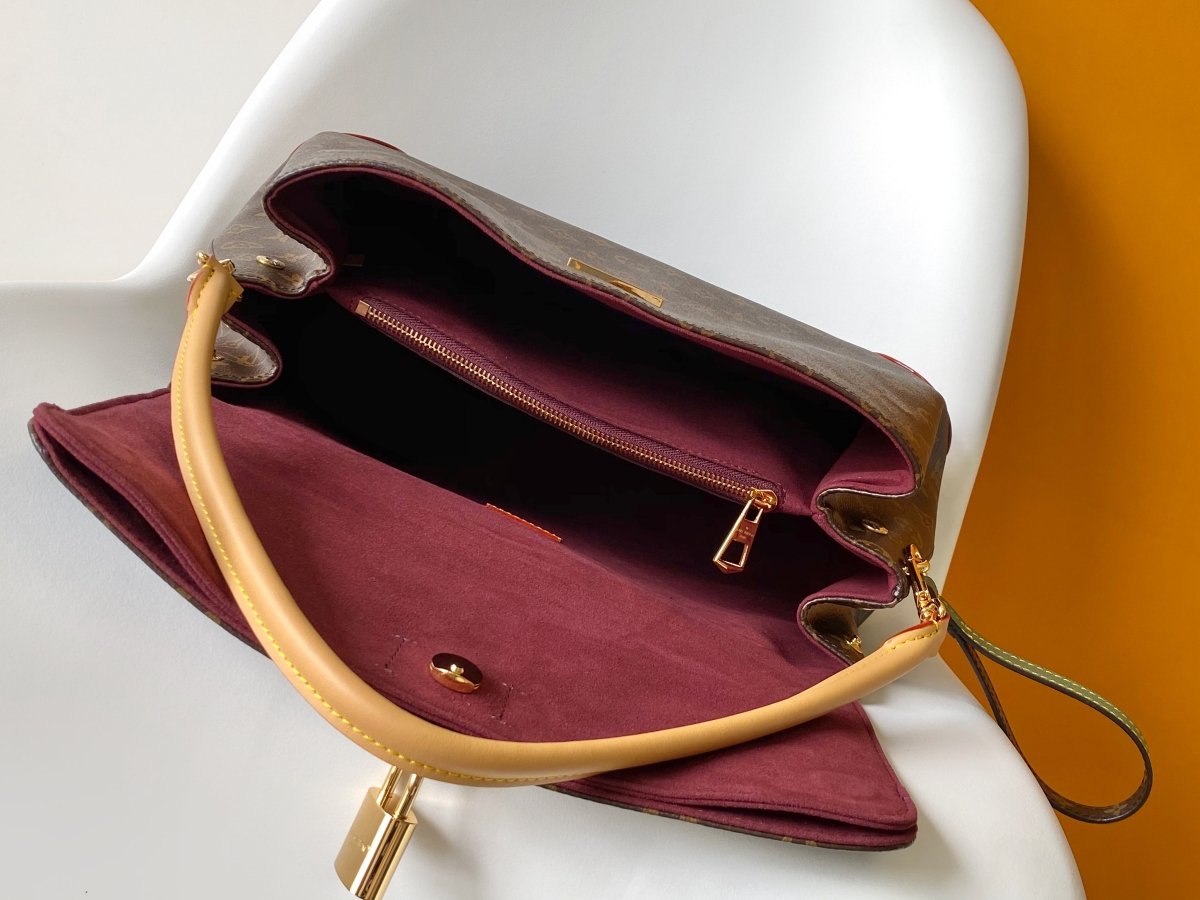 Classic Hide Away MM Structured Handbag – Designer Inspired Bags