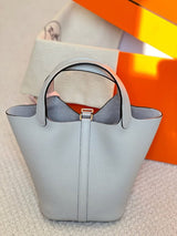 Classic Picotin Handbag with Silver Hardware