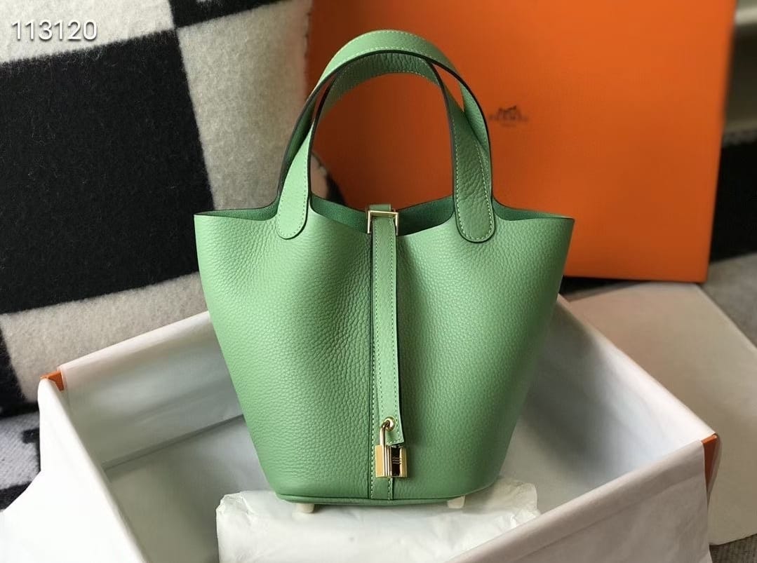 Classic Picotin Handbag with Silver Hardware