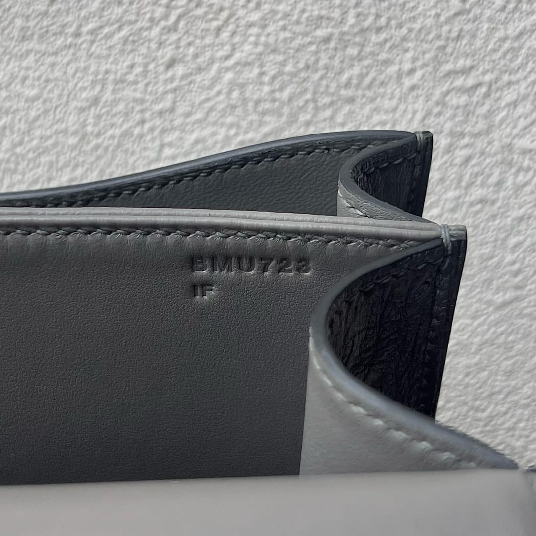 Constance 24 Ostrich Leather Bag – Dual Hardware Luxury Inspired