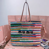 Crochet Rainbow Tote Bag – Designer Inspired Bags