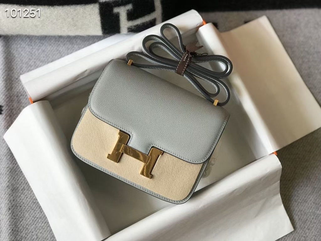 Constance Epsom Shoulder Bag – Luxury Inspired Gold Hardware