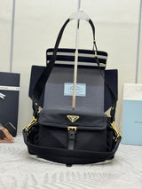 Explore Re - Nylon Shoulder Bag with Dual Straps