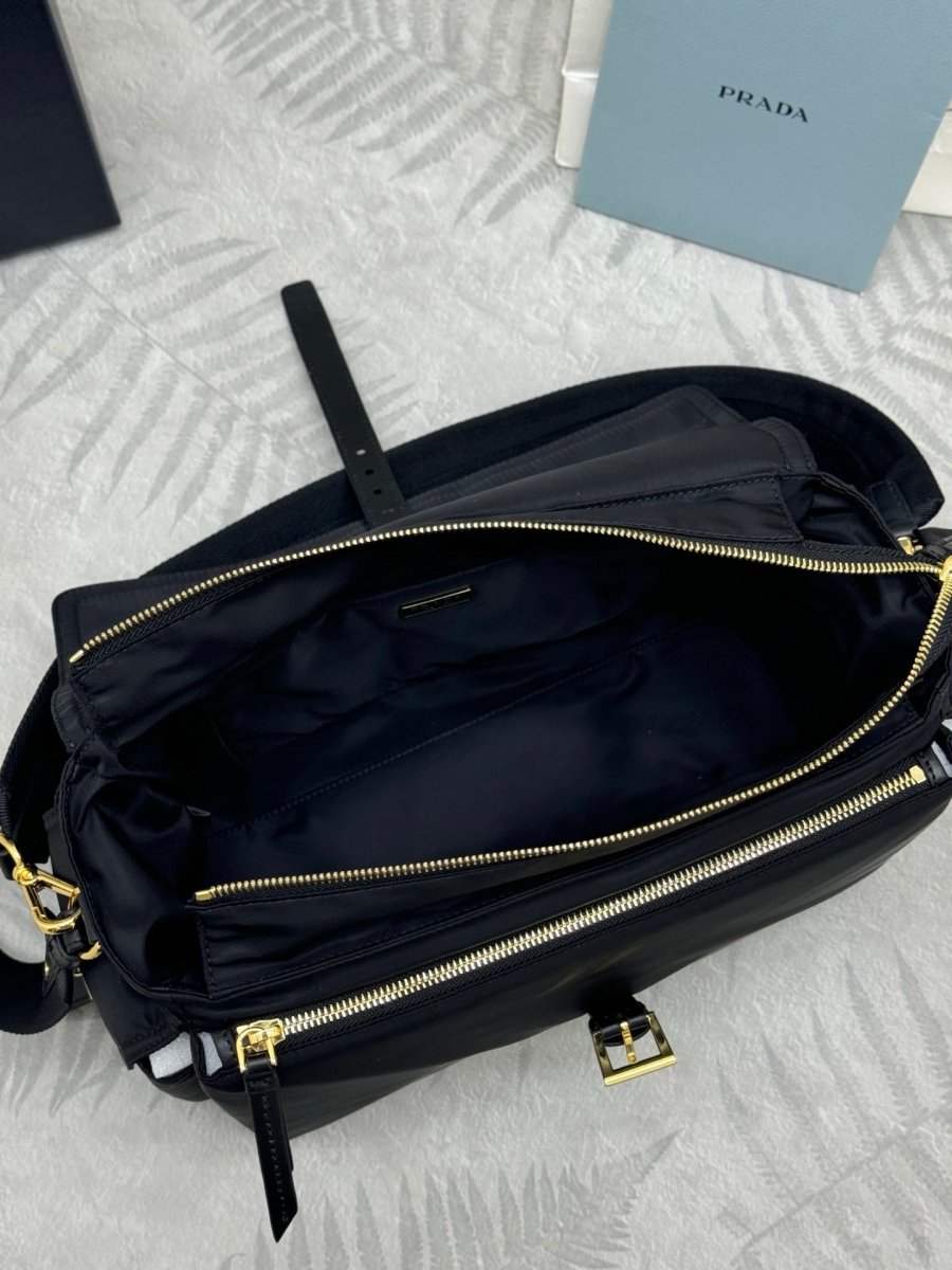 Explore Re - Nylon Shoulder Bag with Dual Straps