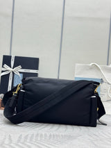 Explore Re - Nylon Shoulder Bag with Dual Straps