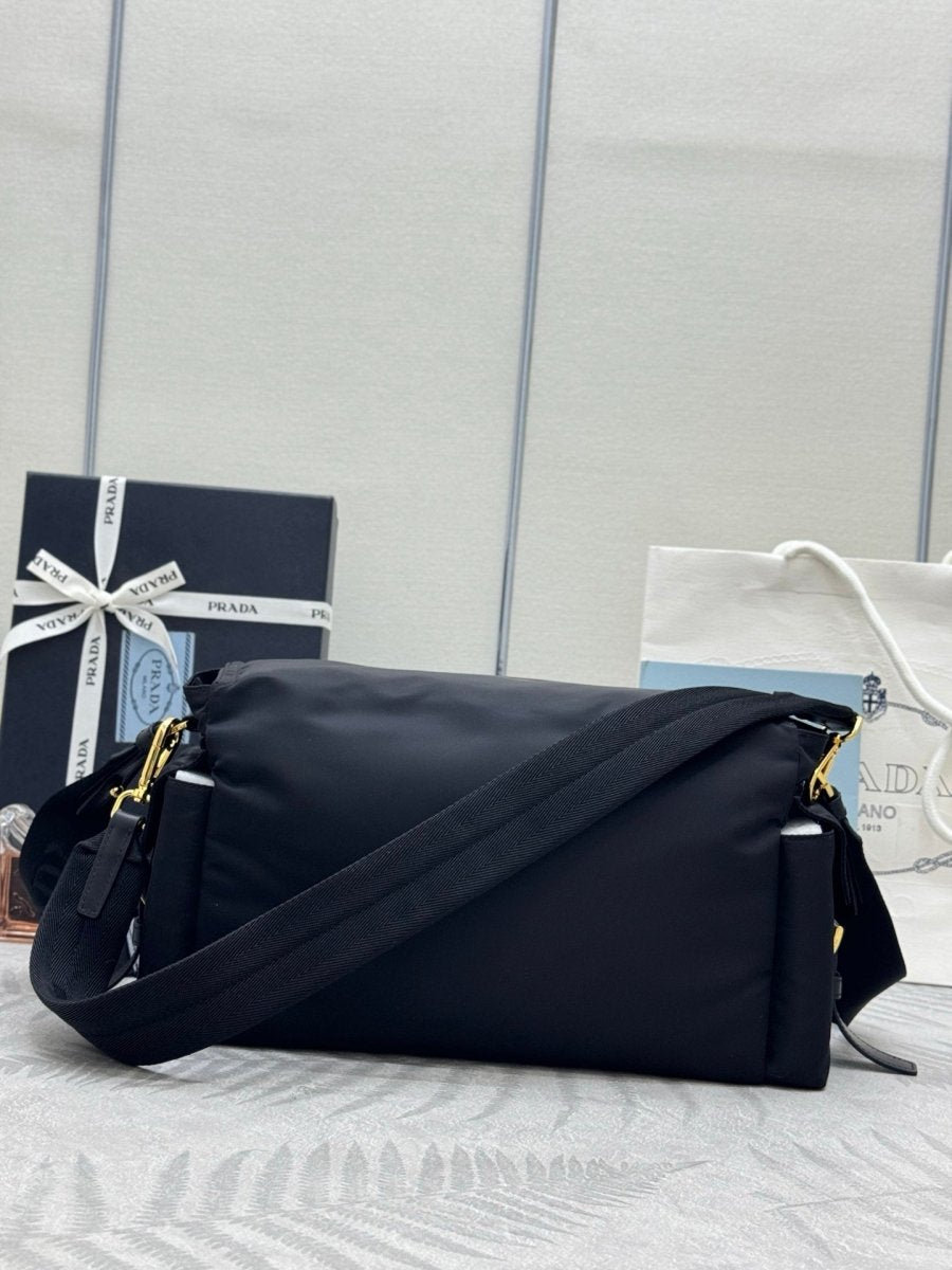 Explore Re - Nylon Shoulder Bag with Dual Straps