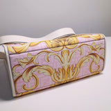 Fendace Sunshine Medium Shopper Tote – Luxury Inspired Pink Baroque Design