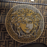 Fendace Sunshine Tote – Luxury Inspired Medusa & Baroque Fusion