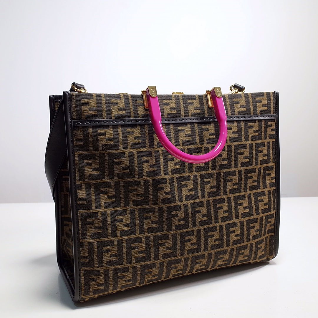 Fendace Sunshine Tote – Luxury Inspired Medusa & Baroque Fusion