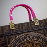 Fendace Sunshine Tote – Luxury Inspired Medusa & Baroque Fusion