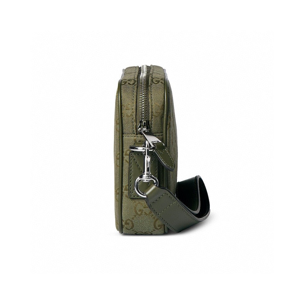 GG Canvas Small Crossbody Bag – Luxury Inspired Forest Green Design