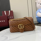 GG Marmont Flap Bag – Luxury Inspired Cowhide Leather Design
