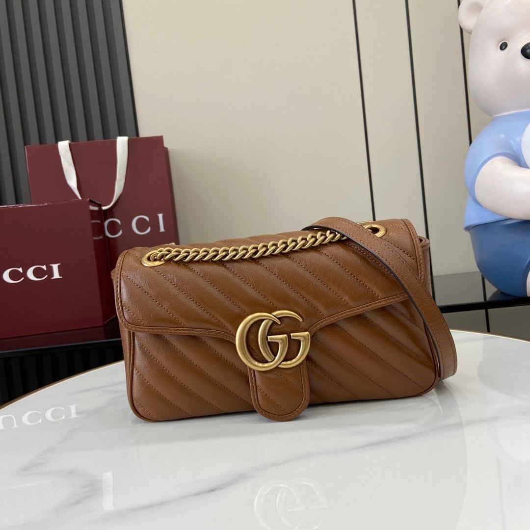 GG Marmont Flap Bag – Luxury Inspired Cowhide Leather Design