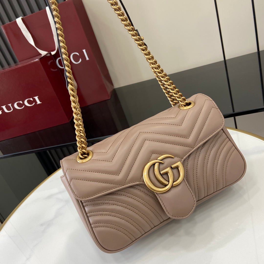 GG Marmont Flap Bag – Luxury Inspired Cowhide Leather Design