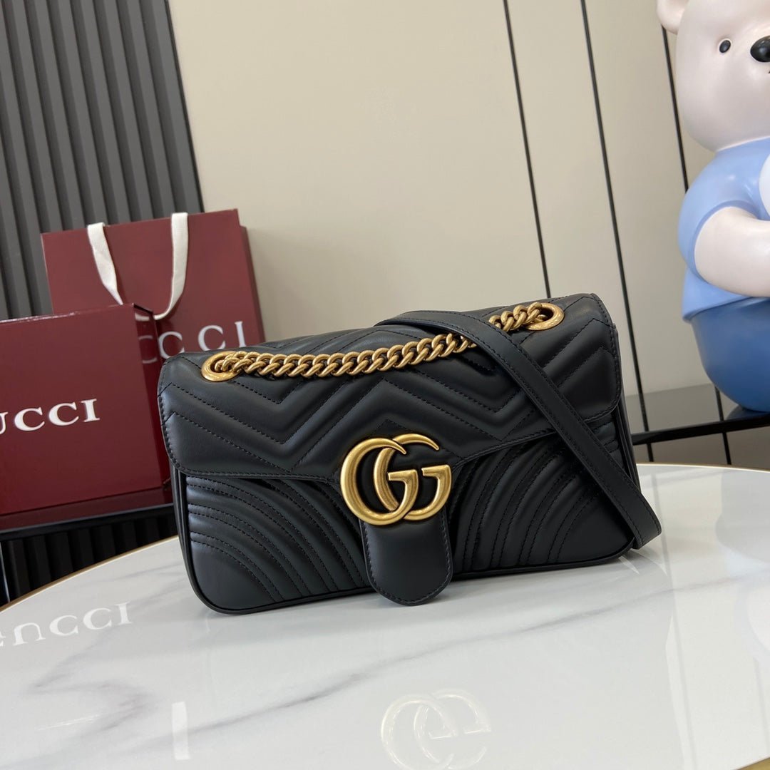 GG Marmont Flap Bag – Luxury Inspired Cowhide Leather Design